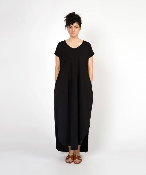 Women's V-Neck Maxi Dress